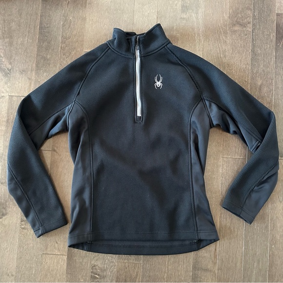 Spyder 1/4 Zip Fleece Outbound Pullover Sweater Jacket Layer Outdoor M - Picture 1 of 8